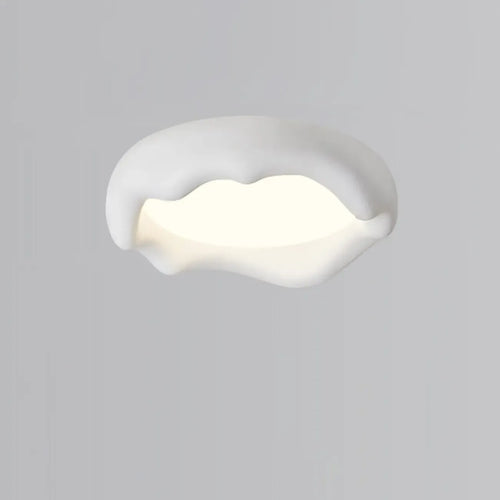 Acrylic Artistic Melting Cream Design Flush Ceiling Light