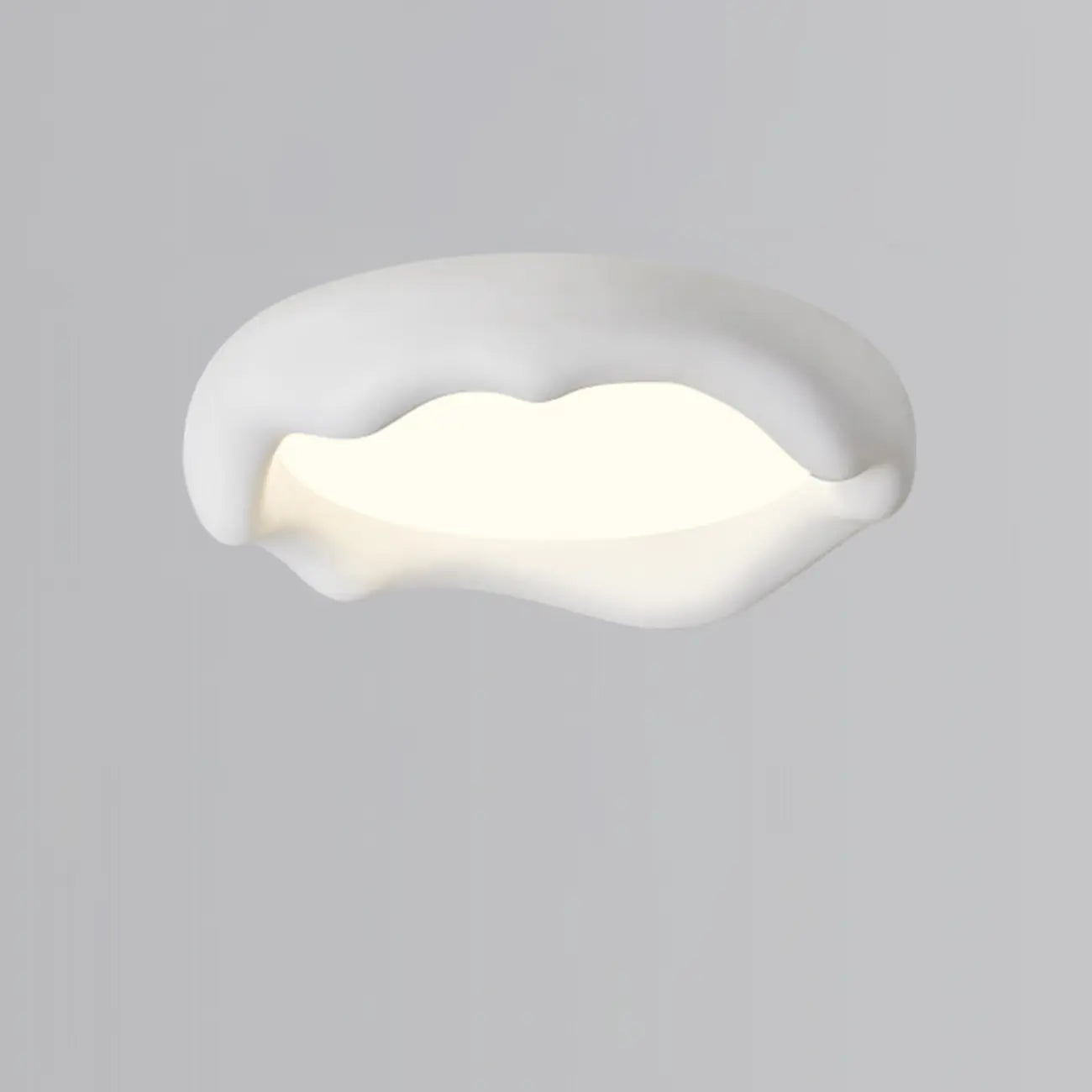 Acrylic Artistic Melting Cream Design Flush Ceiling Light