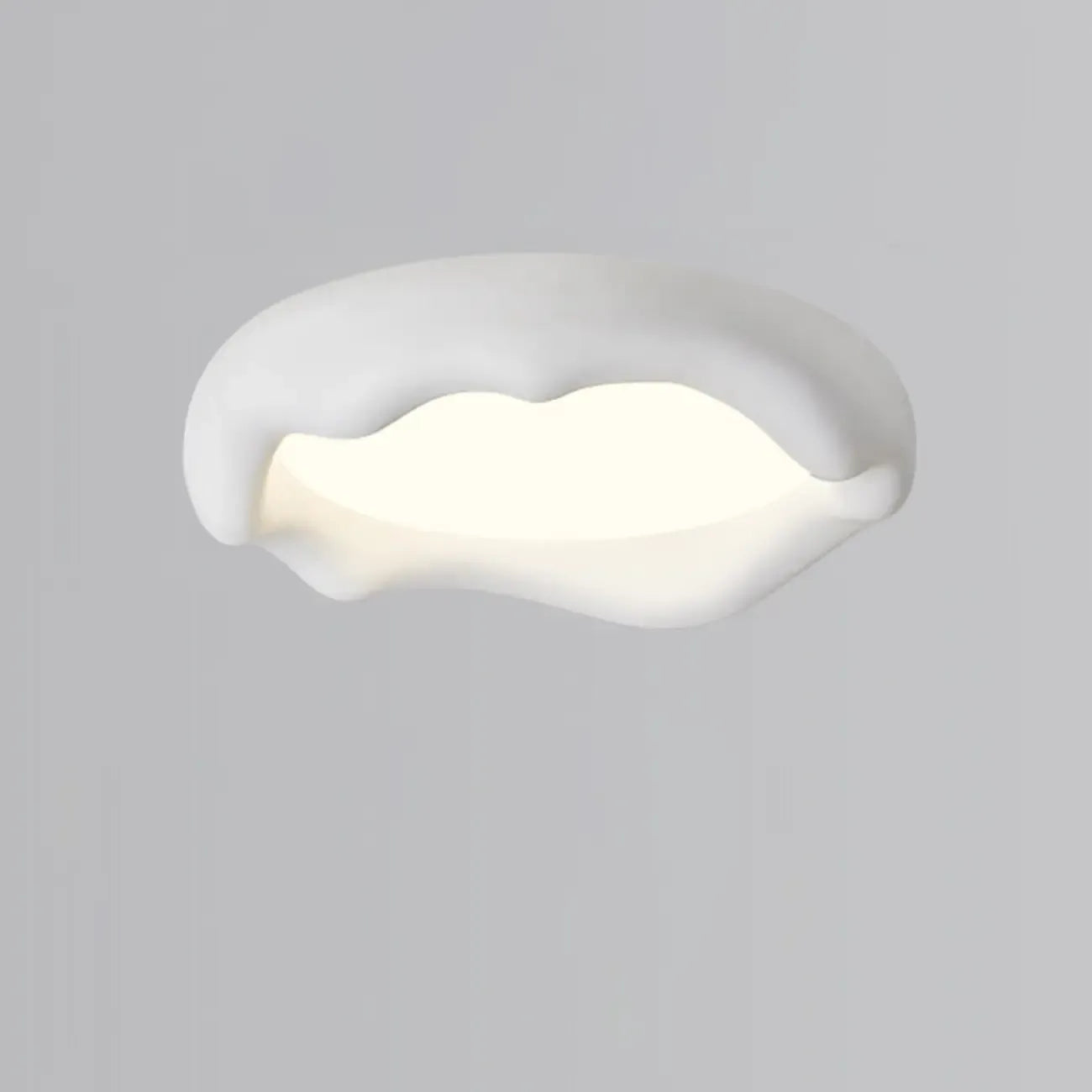 Acrylic Artistic Melting Cream Design Flush Ceiling Light