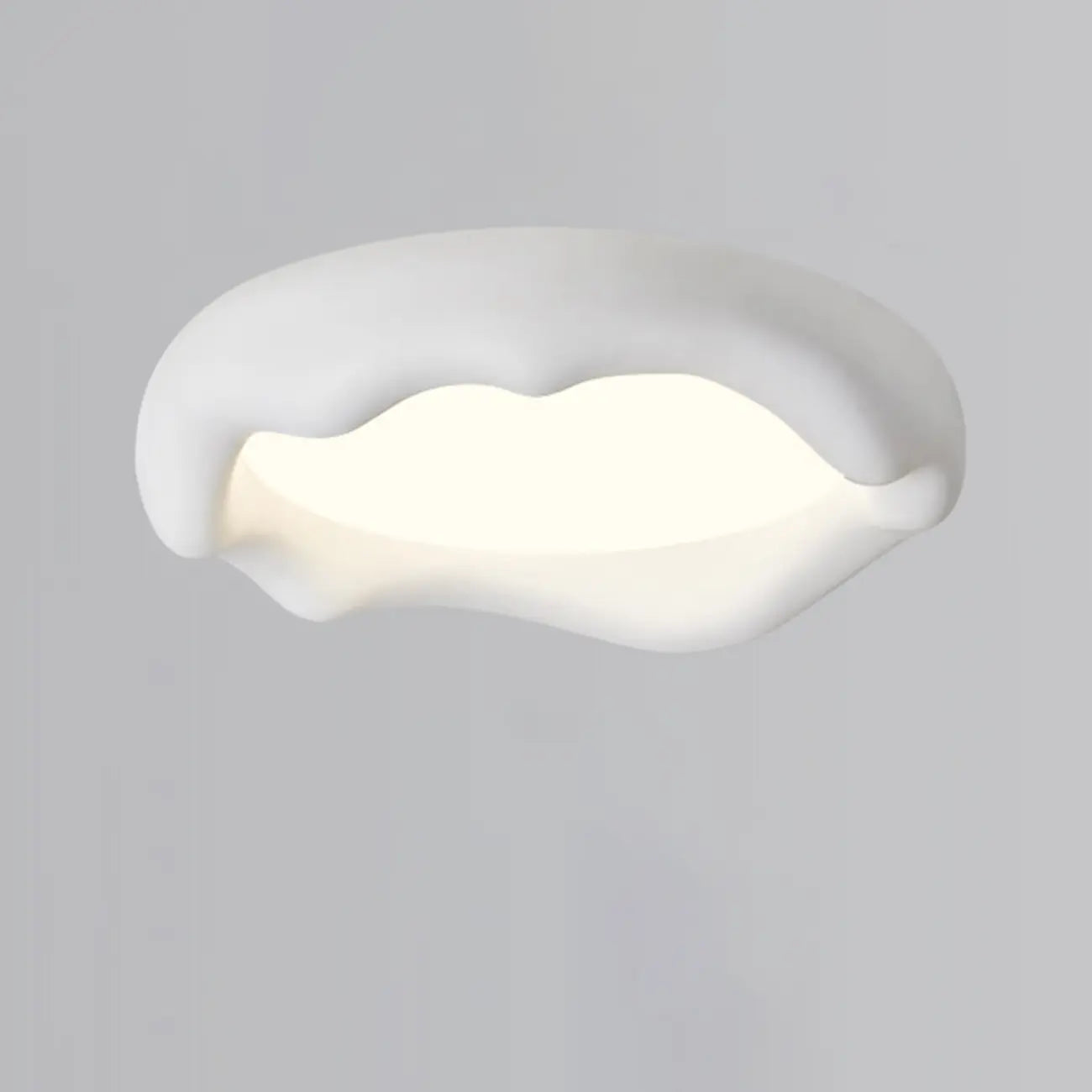 Acrylic Artistic Melting Cream Design Flush Ceiling Light