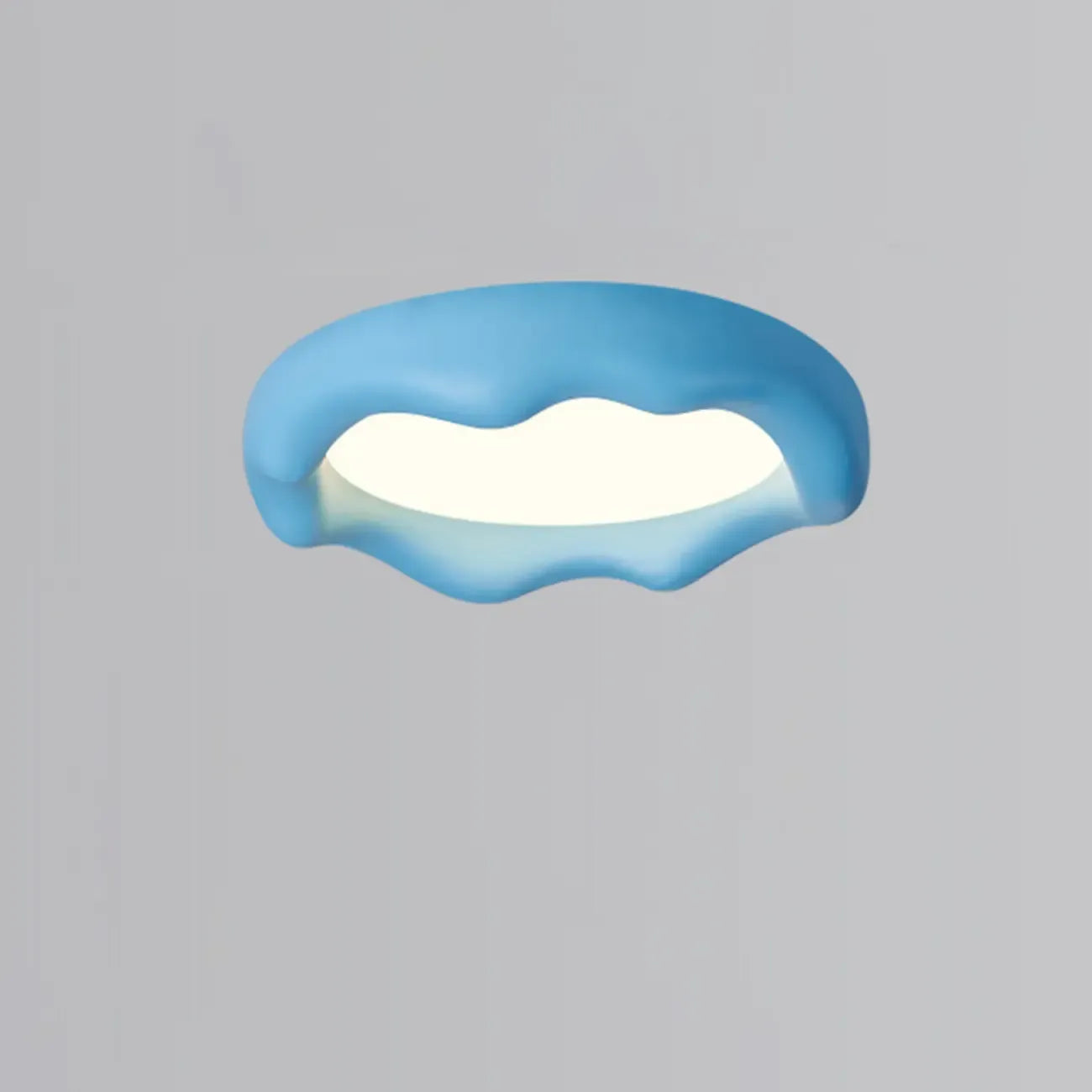 Acrylic Artistic Melting Cream Design Flush Ceiling Light