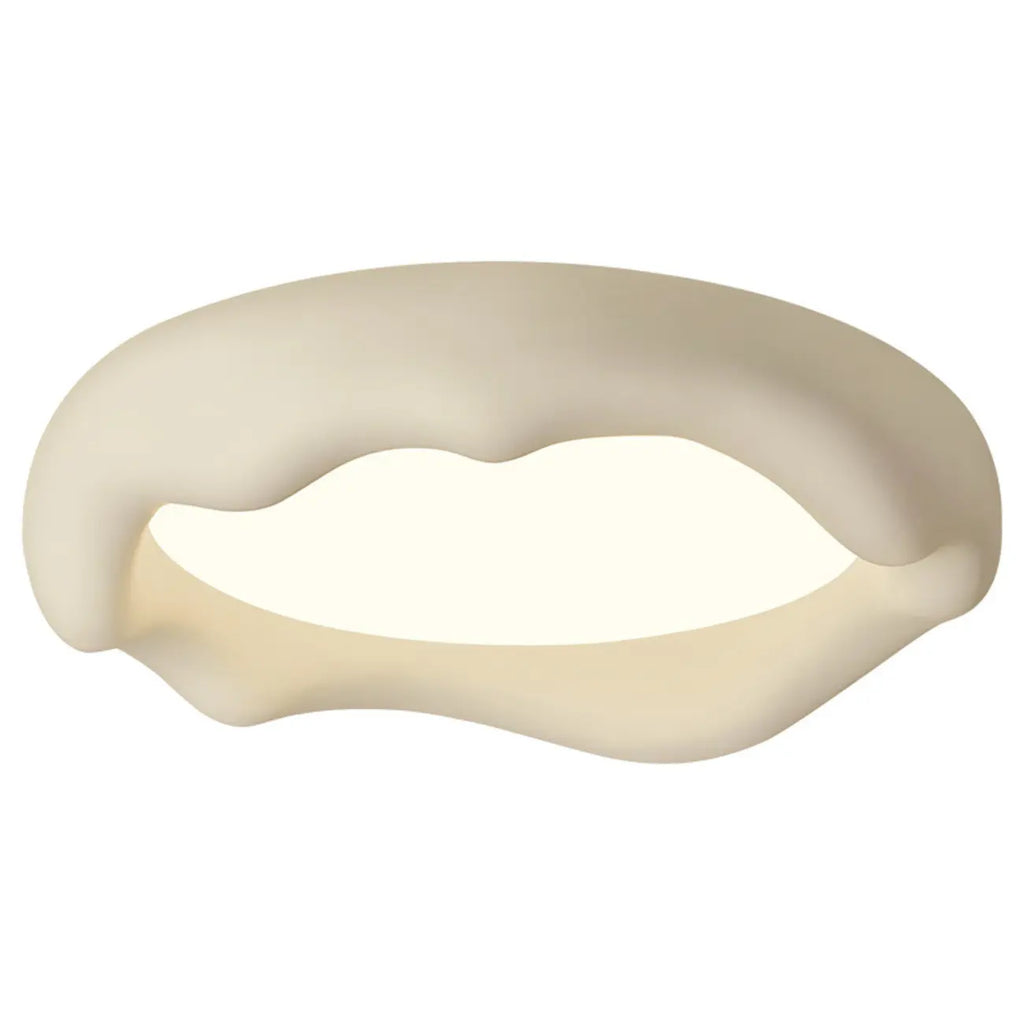 Acrylic Artistic Melting Cream Design Flush Ceiling Light