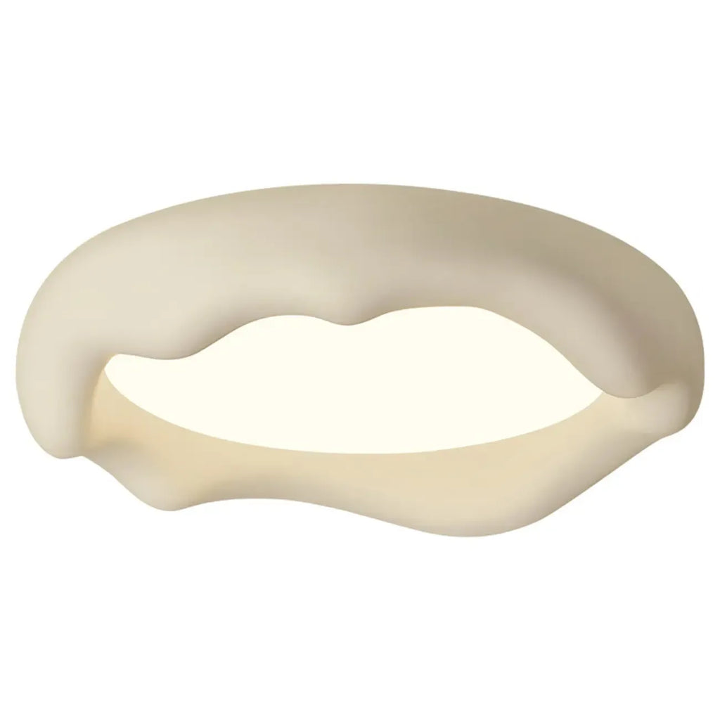 Acrylic Artistic Melting Cream Design Flush Ceiling Light