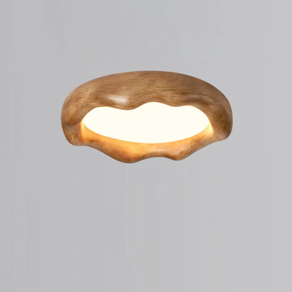 Acrylic Artistic Melting Cream Design Flush Ceiling Light