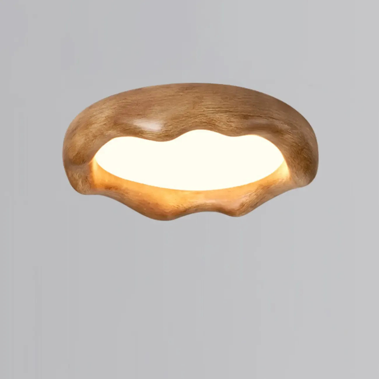 Acrylic Artistic Melting Cream Design Flush Ceiling Light