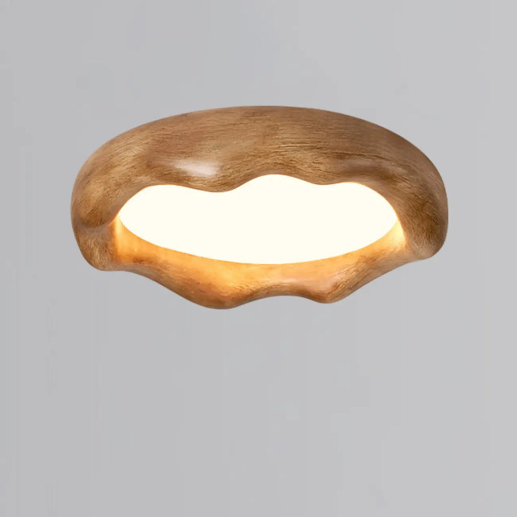 Acrylic Artistic Melting Cream Design Flush Ceiling Light