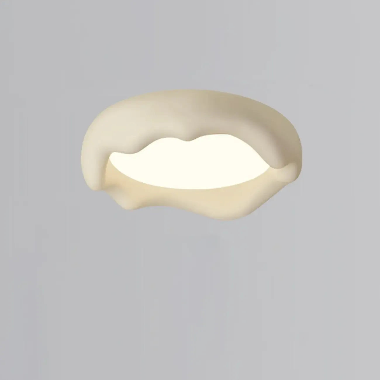 Acrylic Artistic Melting Cream Design Flush Ceiling Light
