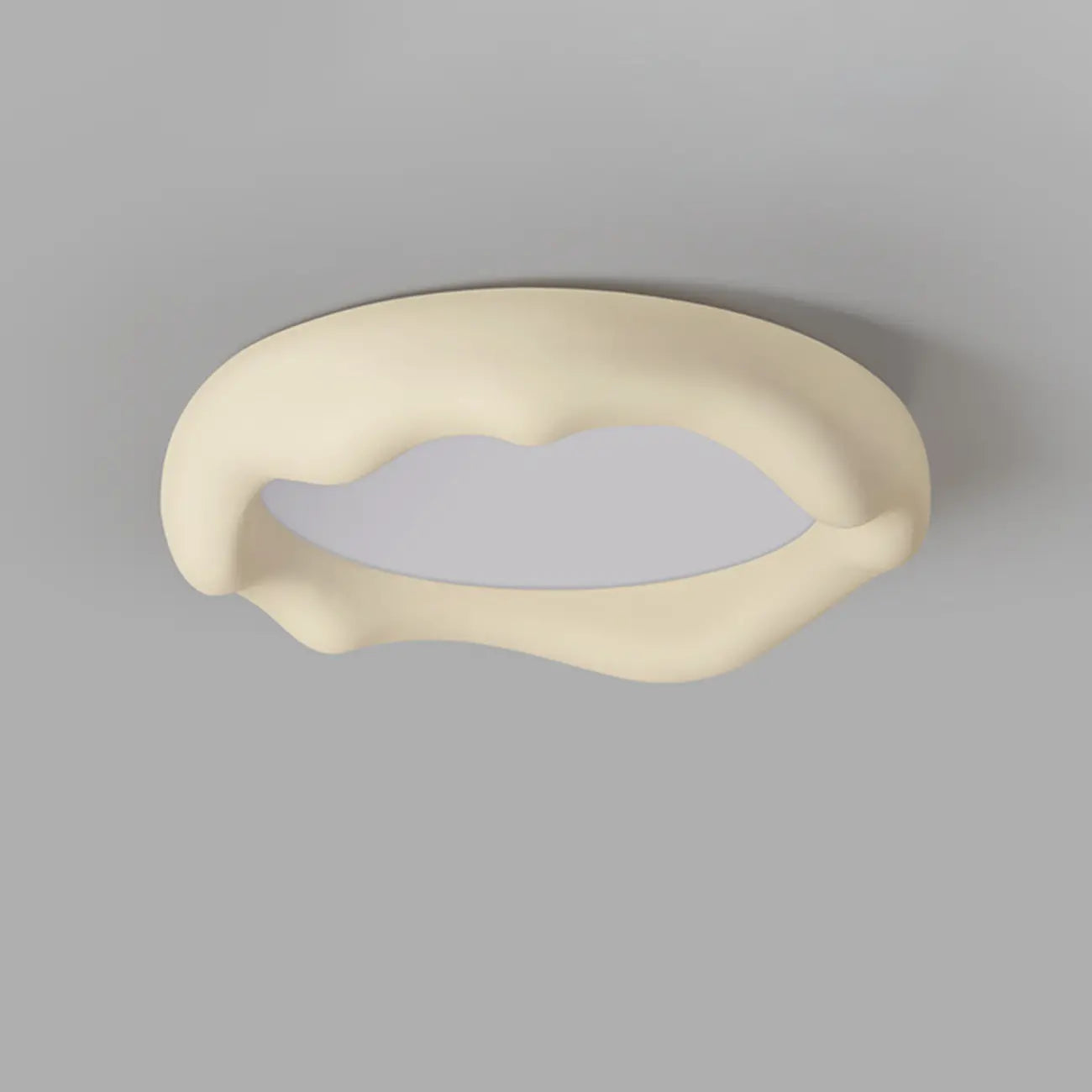 Acrylic Artistic Melting Cream Design Flush Ceiling Light