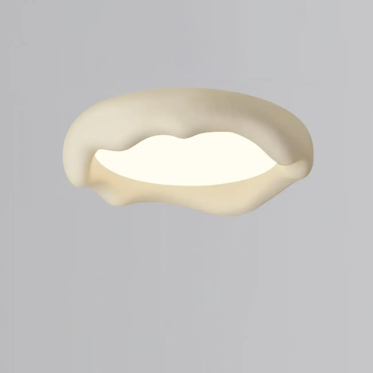 Acrylic Artistic Melting Cream Design Flush Ceiling Light