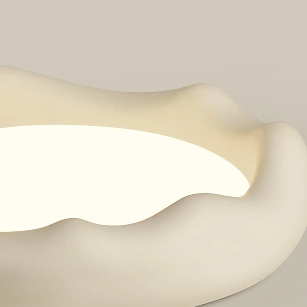 Acrylic Artistic Melting Cream Design Flush Ceiling Light