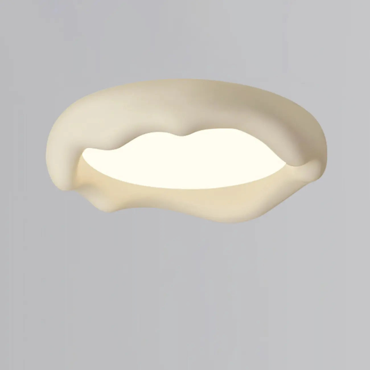 Acrylic Artistic Melting Cream Design Flush Ceiling Light