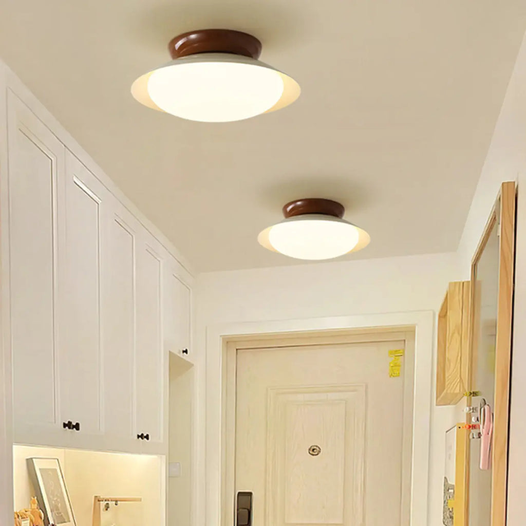 Dimmable Semi Flush Mount LED Ceiling Light for Entryway