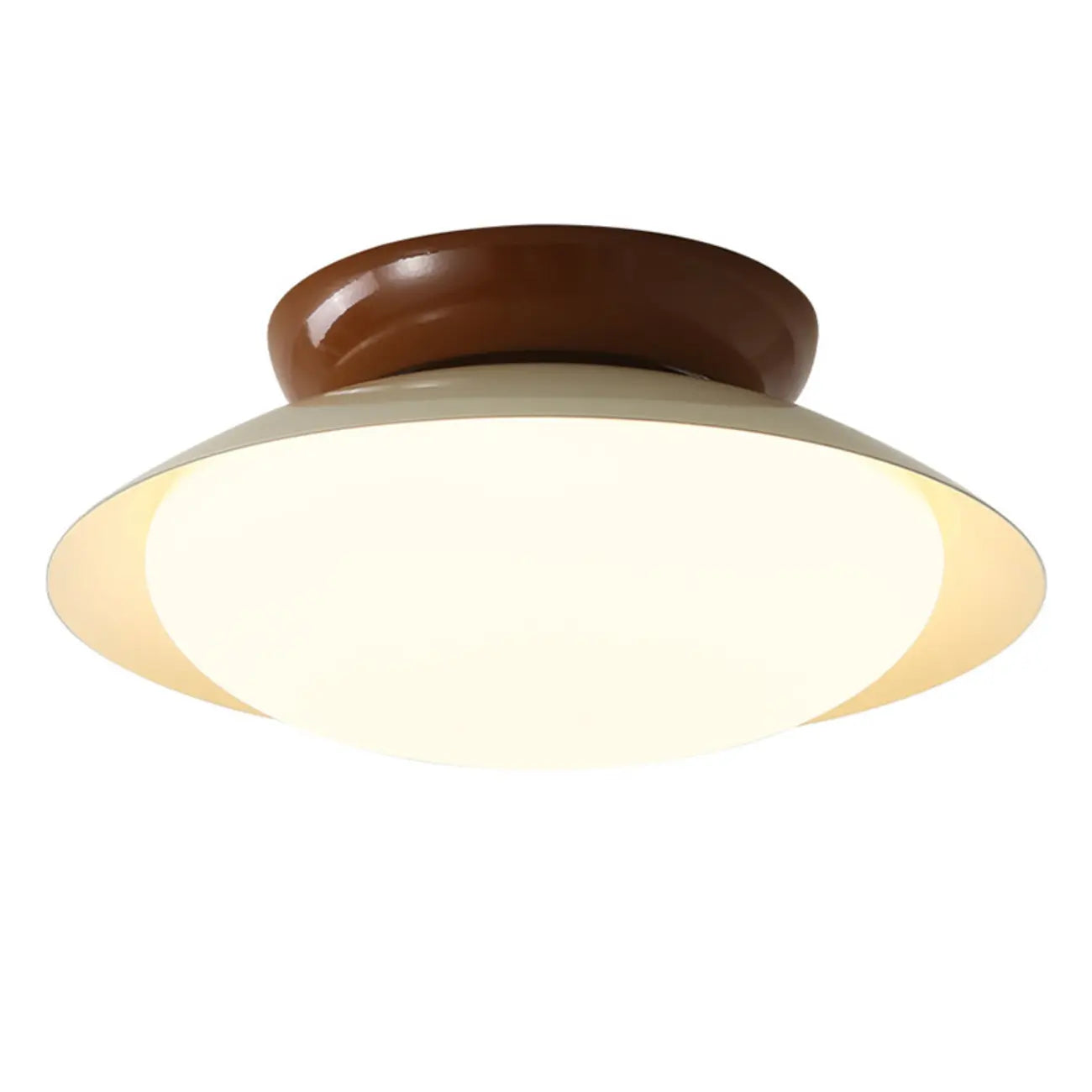 Dimmable Semi Flush Mount LED Ceiling Light for Entryway