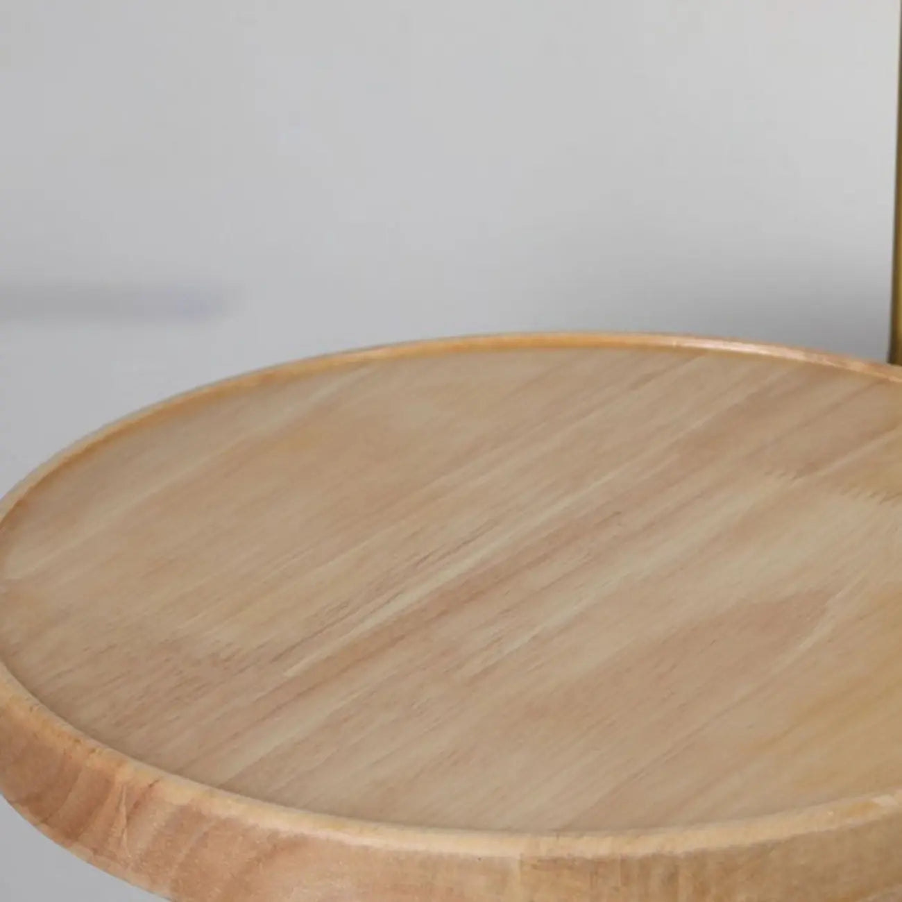 Industrial Indoor Wall Sconce with Shelf and Brass Finish