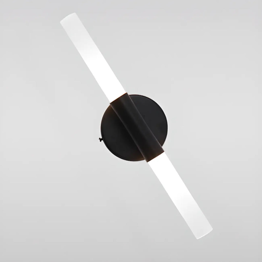 Modern Gold Cylinder Vanity Light for Bathroom