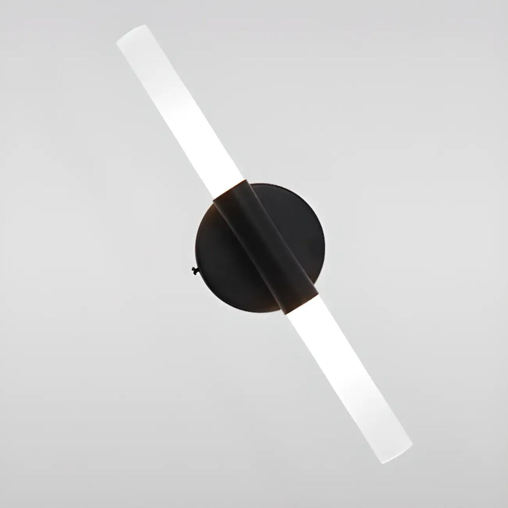 Modern Gold Cylinder Vanity Light for Bathroom