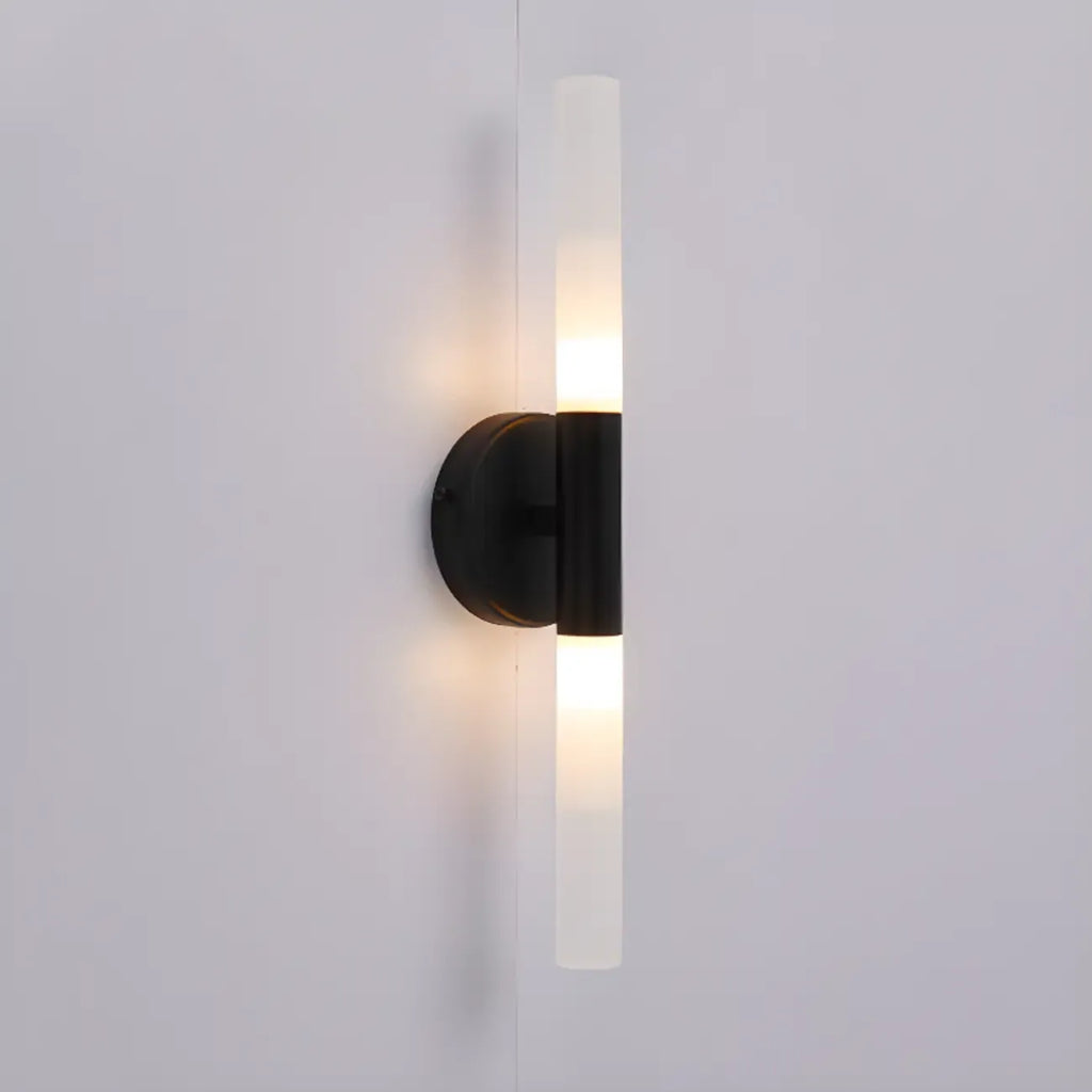 Modern Gold Cylinder Vanity Light for Bathroom