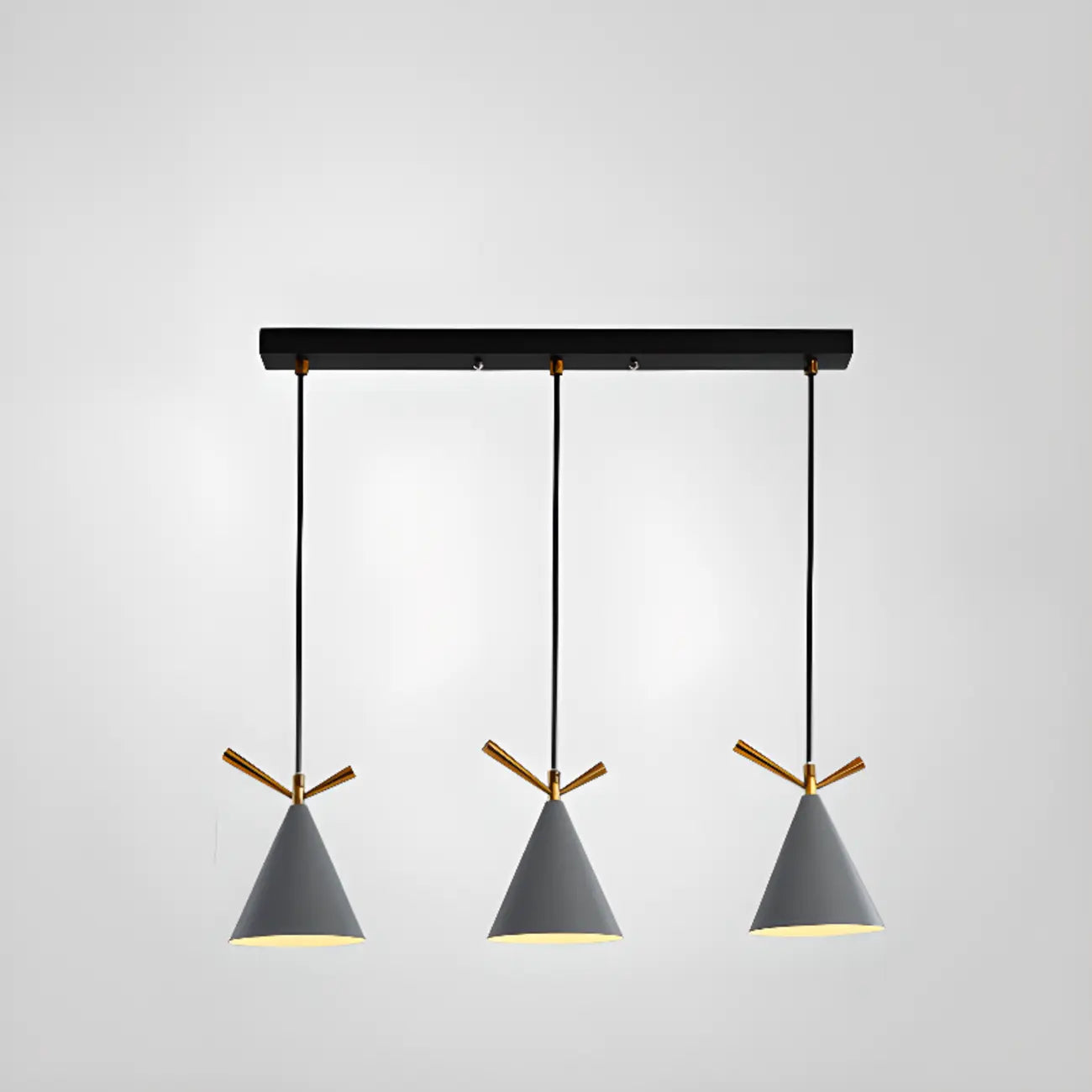 Modern Black Metal Rhombus Island Pendant Light for Kitchen