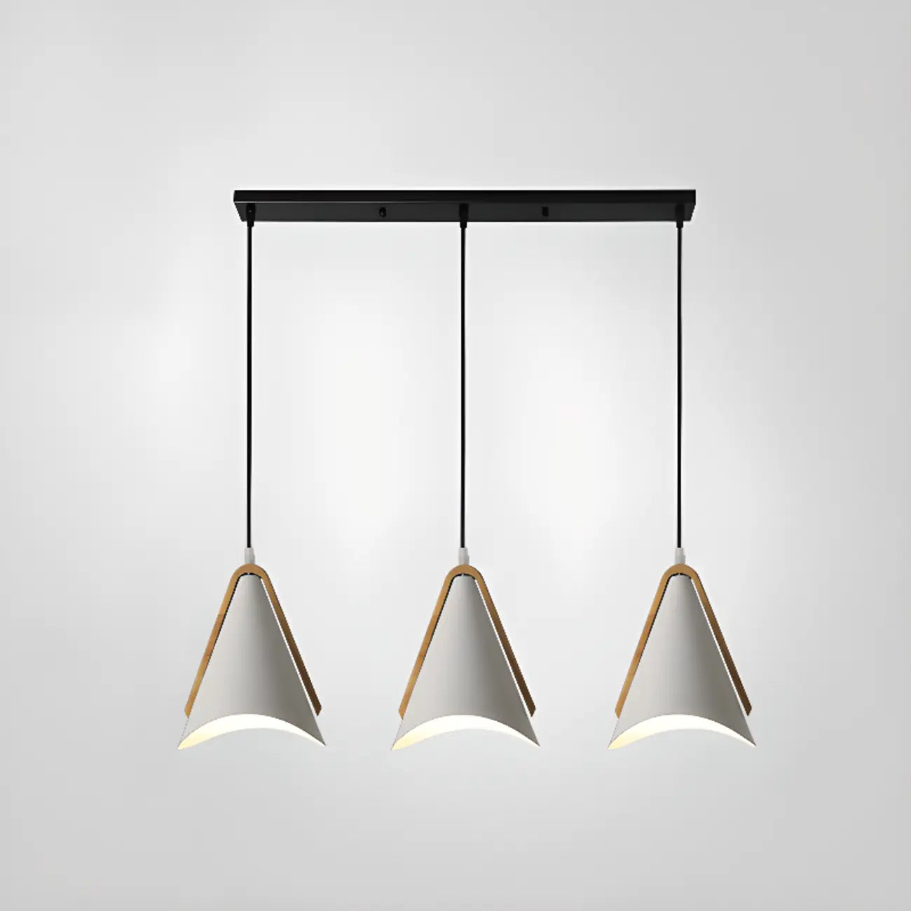 Modern Black Metal Rhombus Island Pendant Light for Kitchen