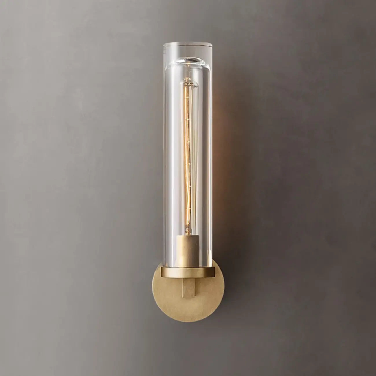 Mini Metal Crystal Cylinder Modern Wall Sconce Light