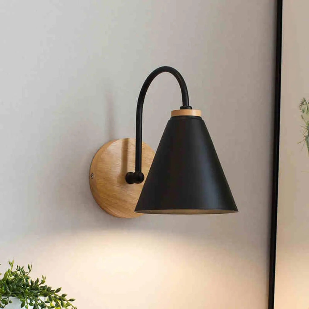 Modern Minimalist Plug-In Wall Sconce for Bedroom Reading