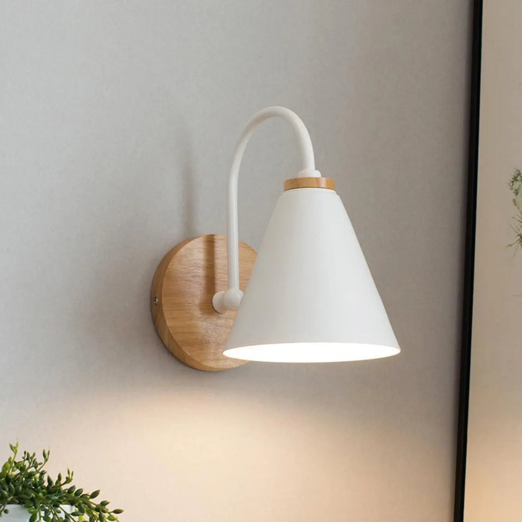 Modern Minimalist Plug-In Wall Sconce for Bedroom Reading