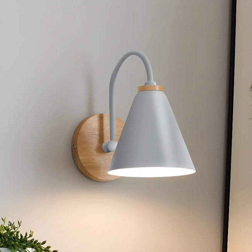 Modern Minimalist Plug-In Wall Sconce for Bedroom Reading