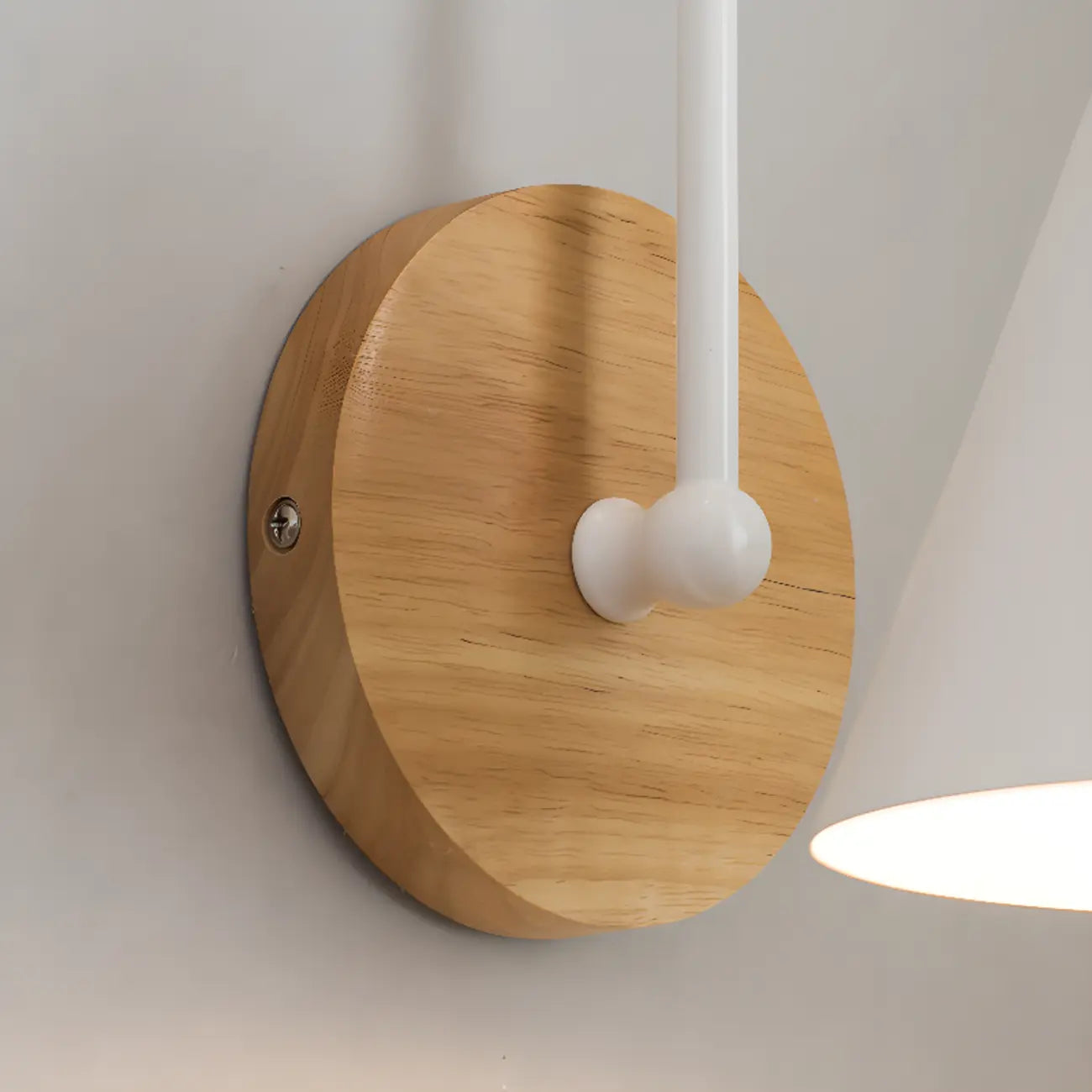 Modern Minimalist Plug-In Wall Sconce for Bedroom Reading