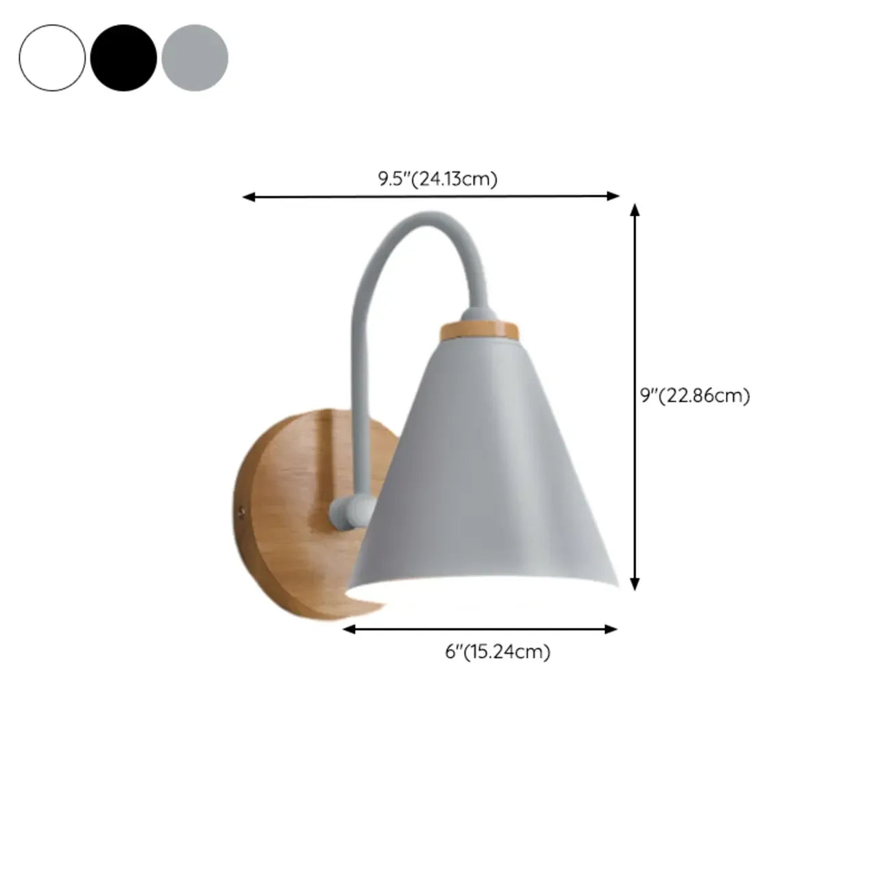 Modern Minimalist Plug-In Wall Sconce for Bedroom Reading