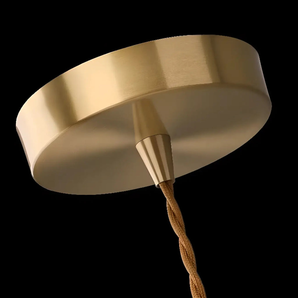 Modern White Glass Circline Pendant Light for Dining