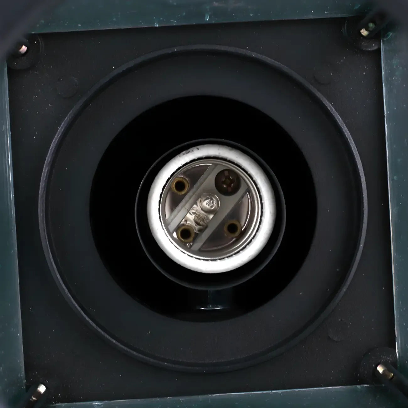 Modern Outdoor Wall Light Metal Black Geometric Glass Shade