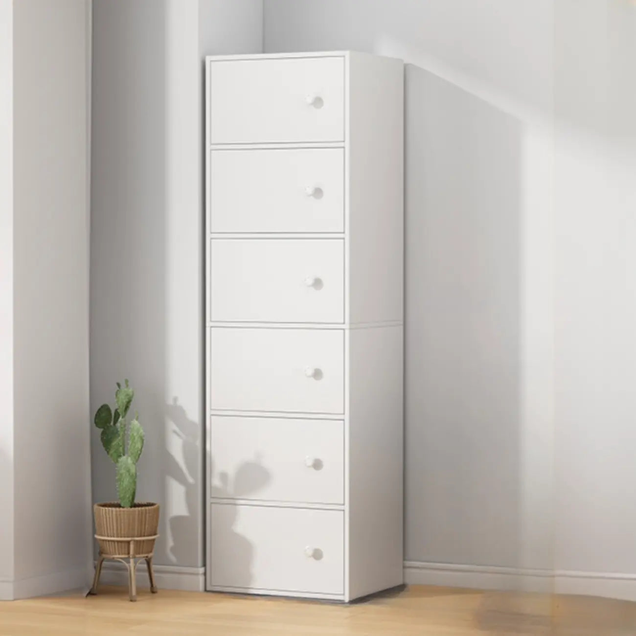 Minimalist Wooden Space-saving Storage Cabinet for Bedroom