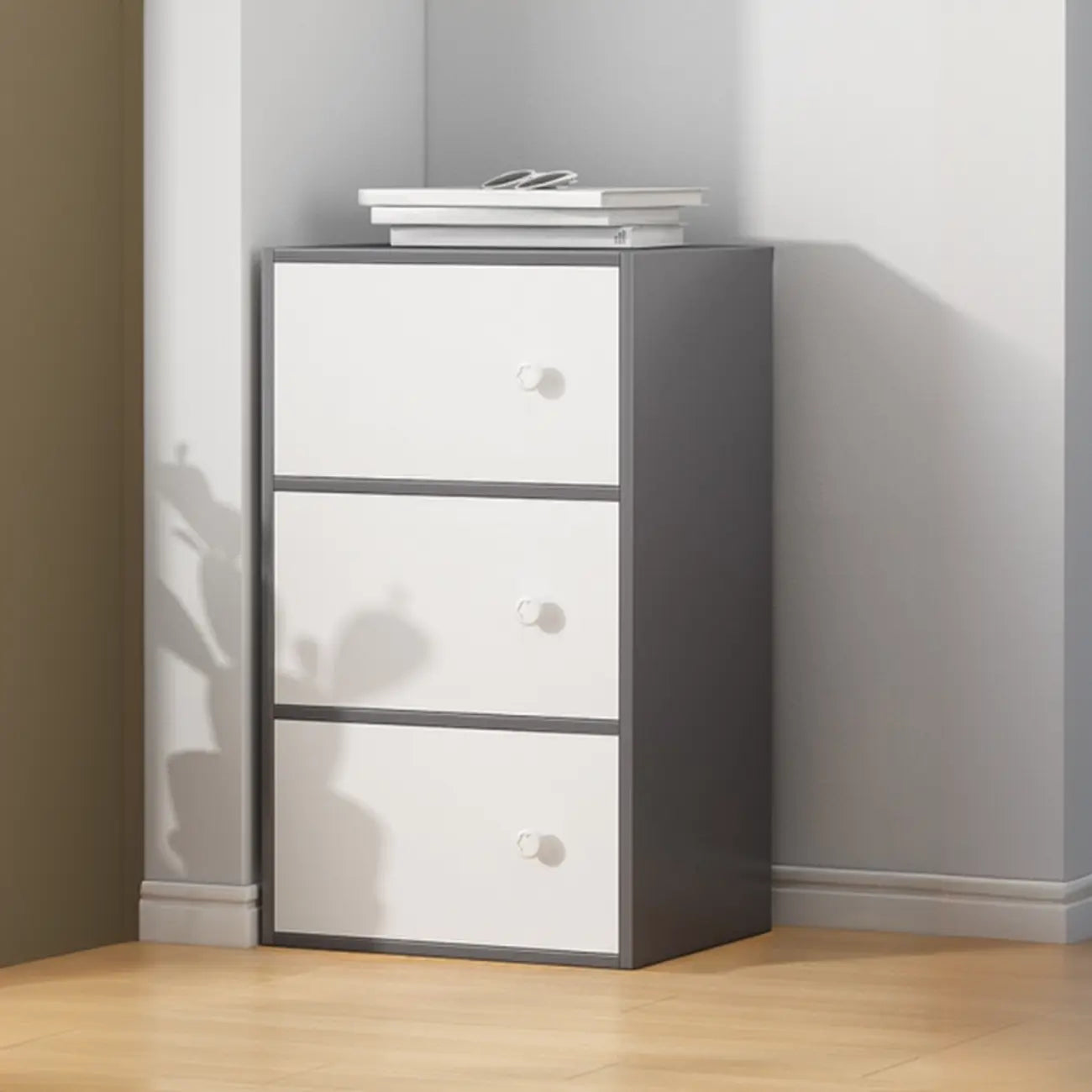Minimalist Wooden Space-saving Storage Cabinet for Bedroom