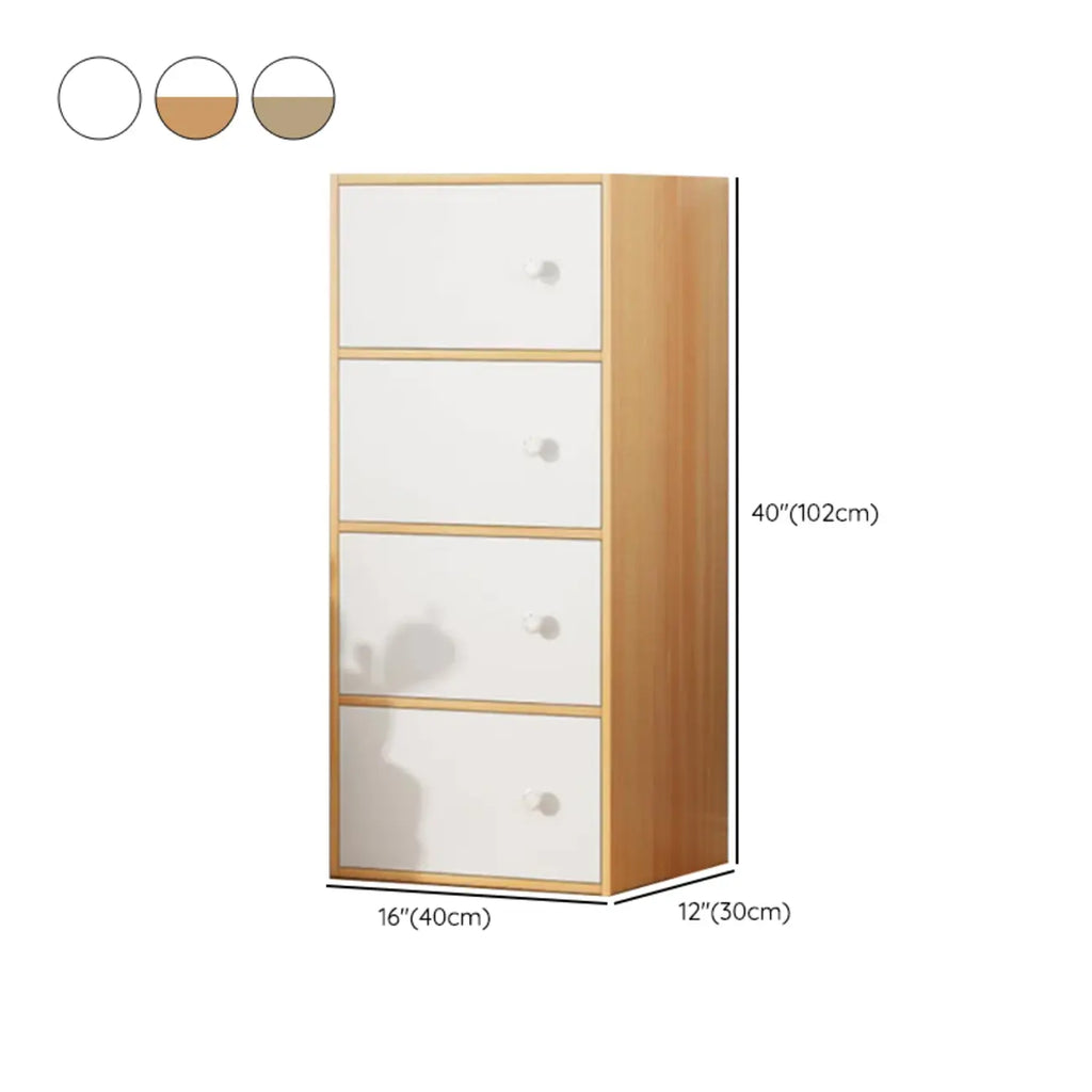 Minimalist Wooden Space-saving Storage Cabinet for Bedroom