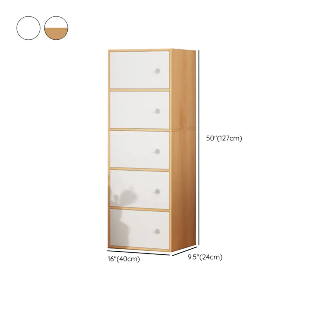 Minimalist Wooden Space-saving Storage Cabinet for Bedroom