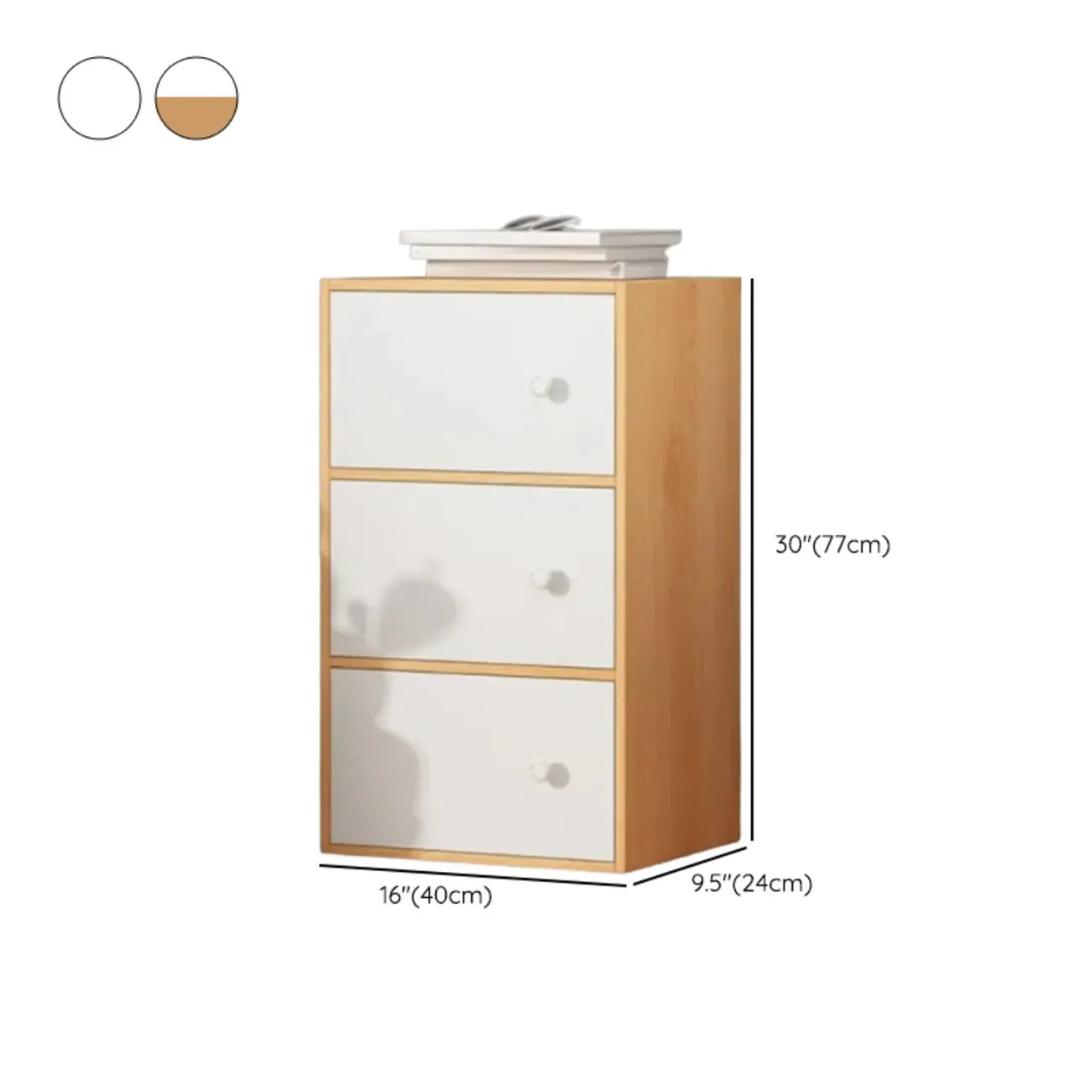 Minimalist Wooden Space-saving Storage Cabinet for Bedroom