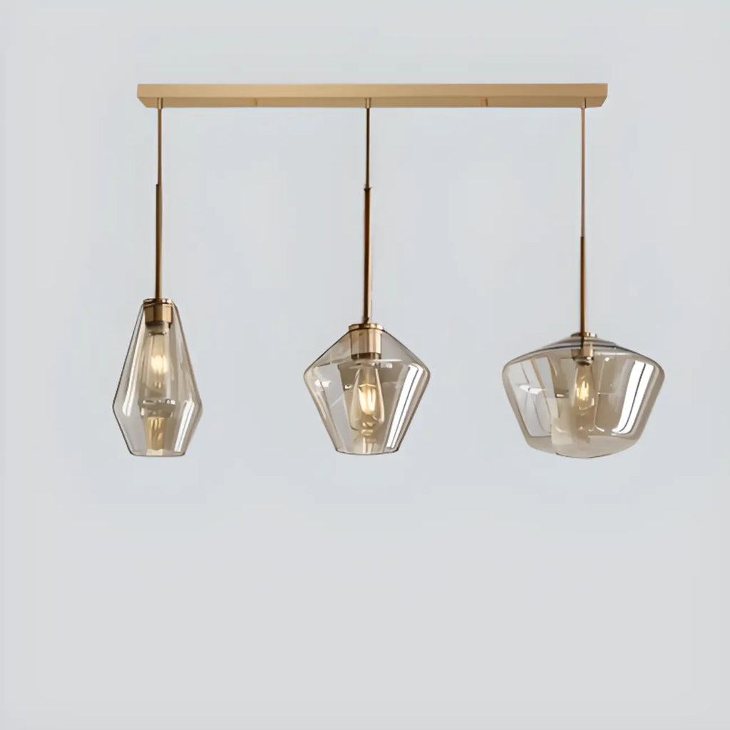 Modern Glass Pendant Lighting for Kitchen Island