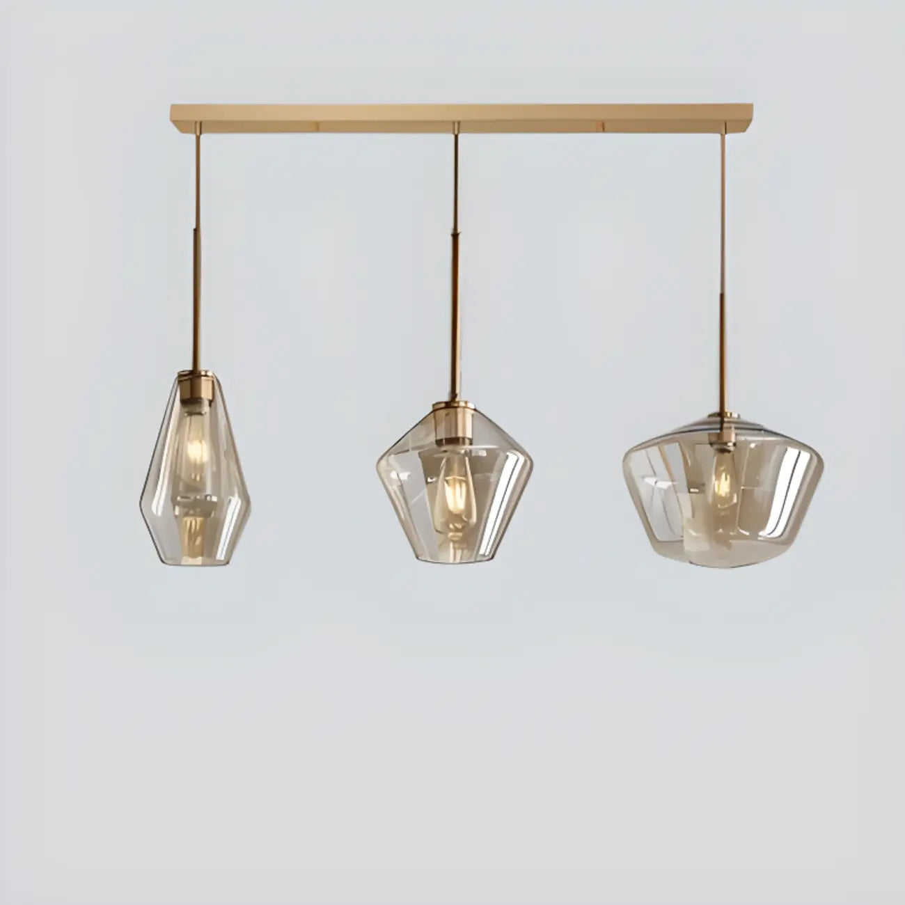 Modern Glass Pendant Lighting for Kitchen Island