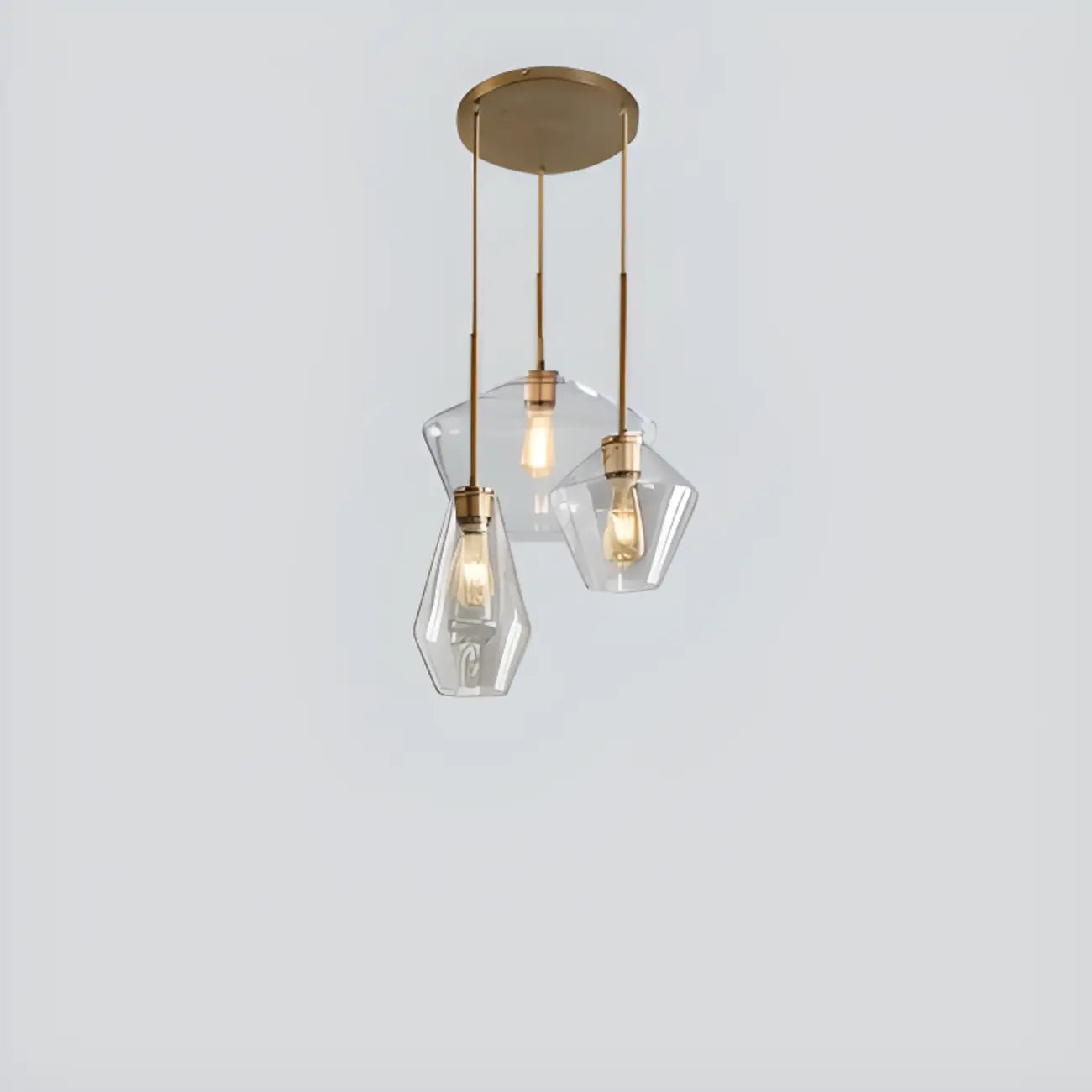 Modern Glass Pendant Lighting for Kitchen Island