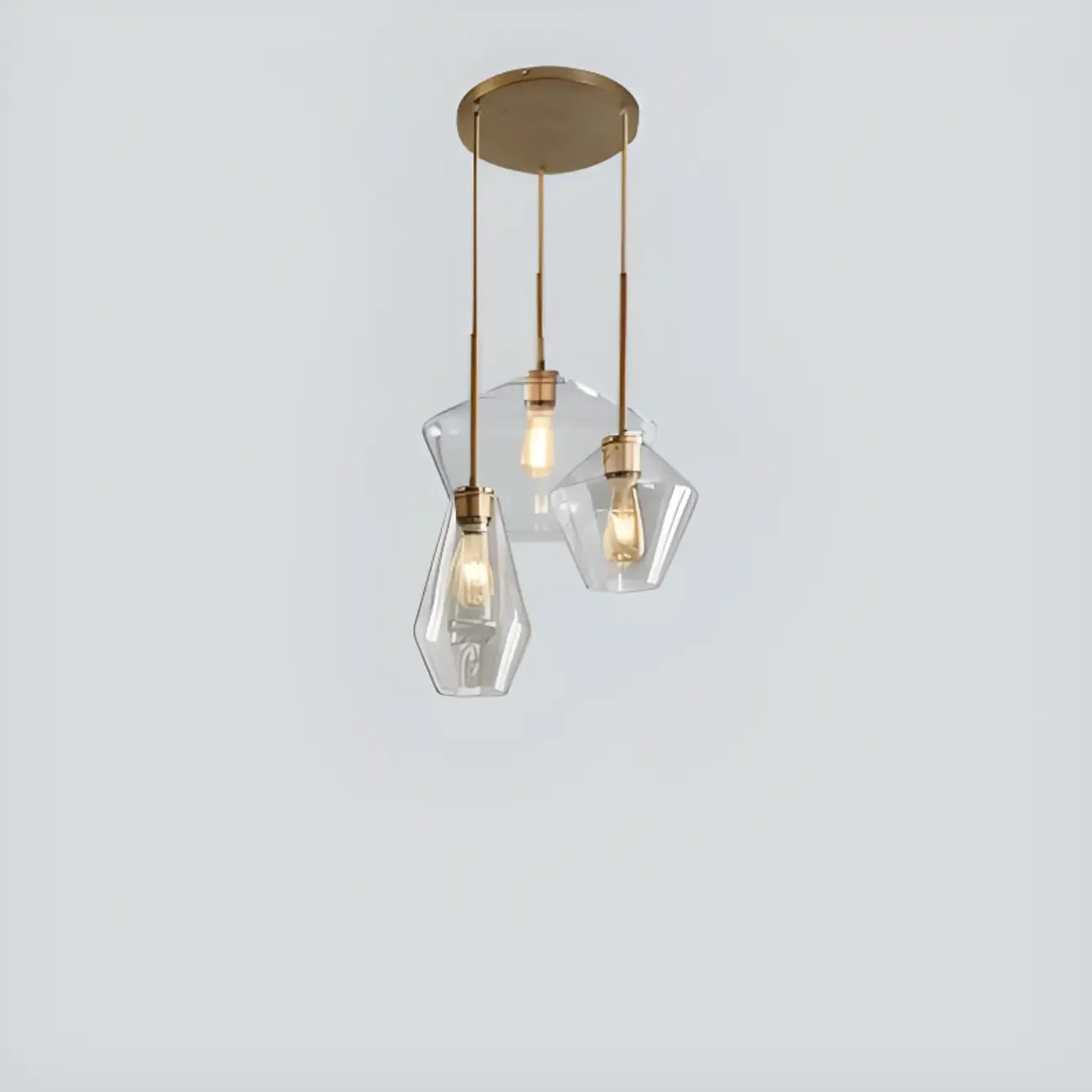 Modern Glass Pendant Lighting for Kitchen Island