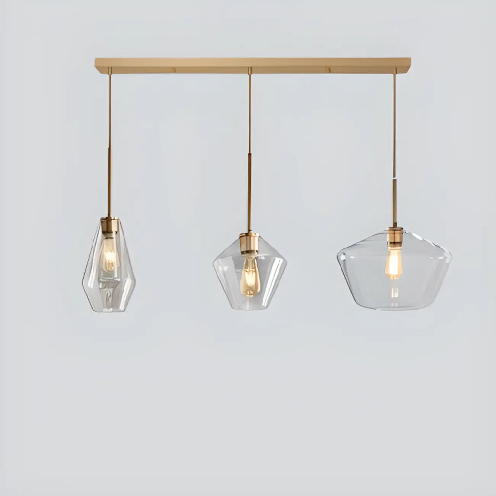 Modern Glass Pendant Lighting for Kitchen Island