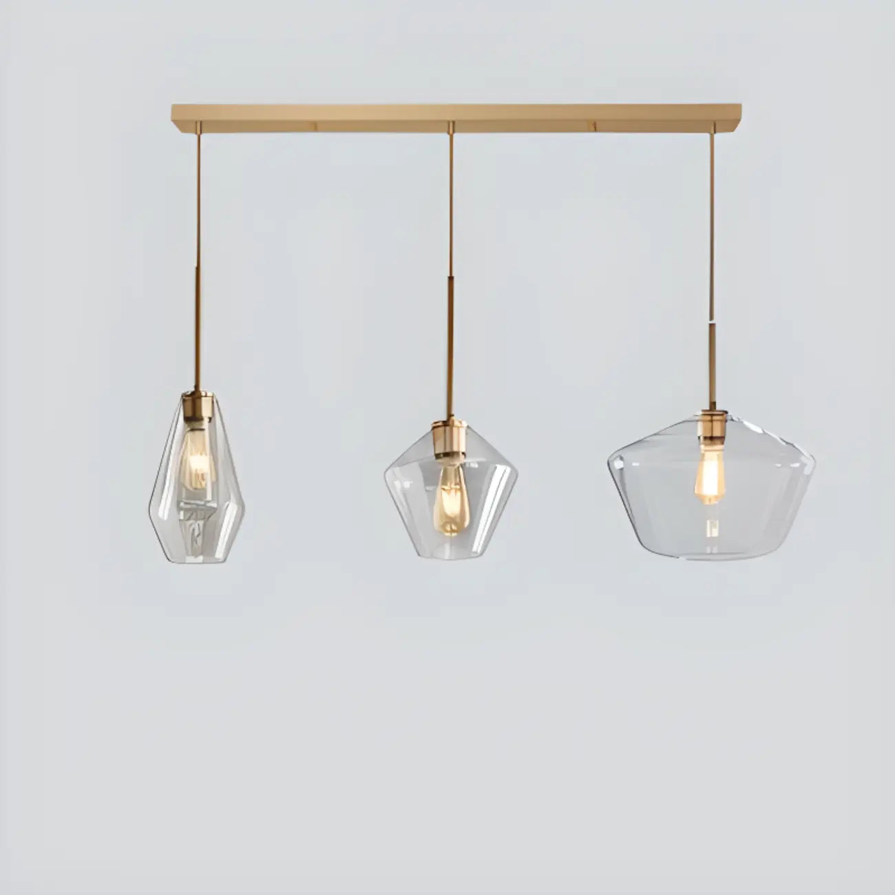 Modern Glass Pendant Lighting for Kitchen Island