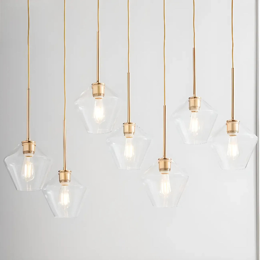 Modern Glass Pendant Lighting for Kitchen Island