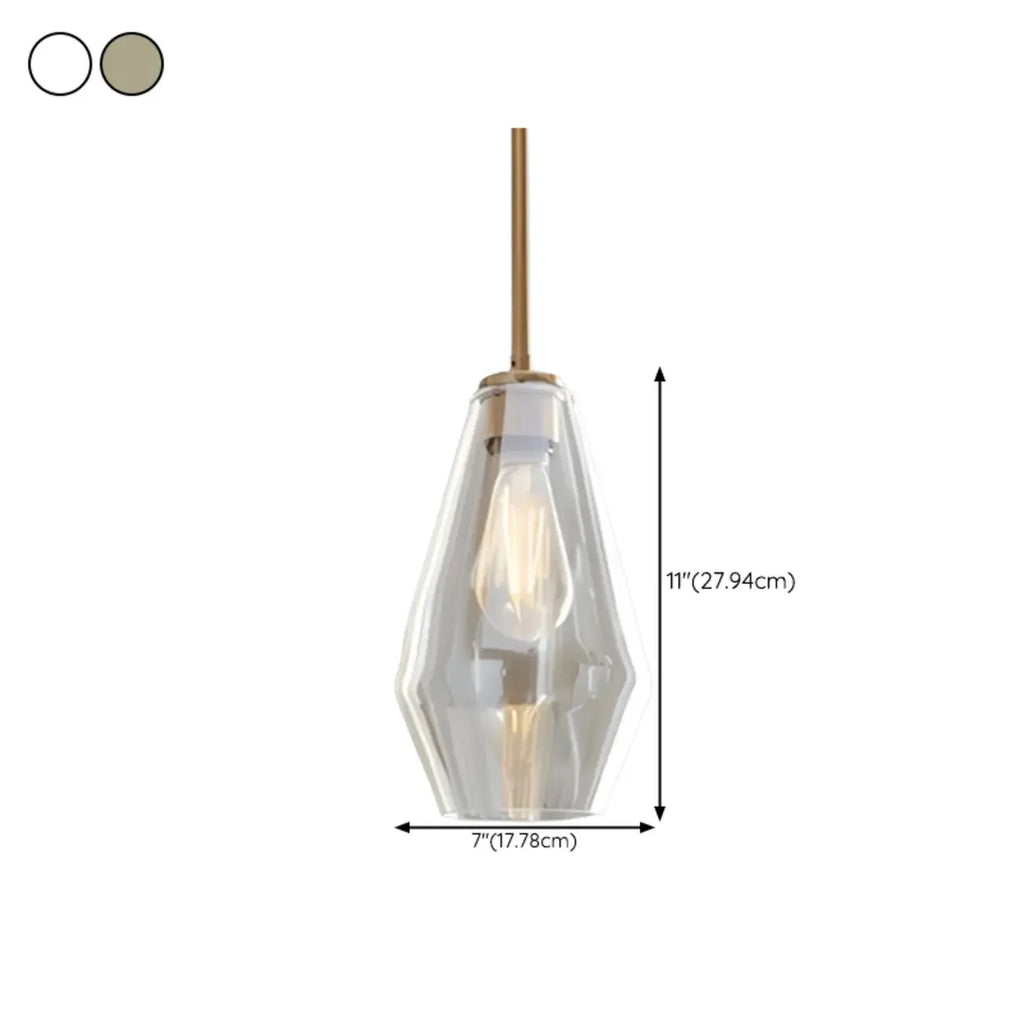 Modern Glass Pendant Lighting for Kitchen Island