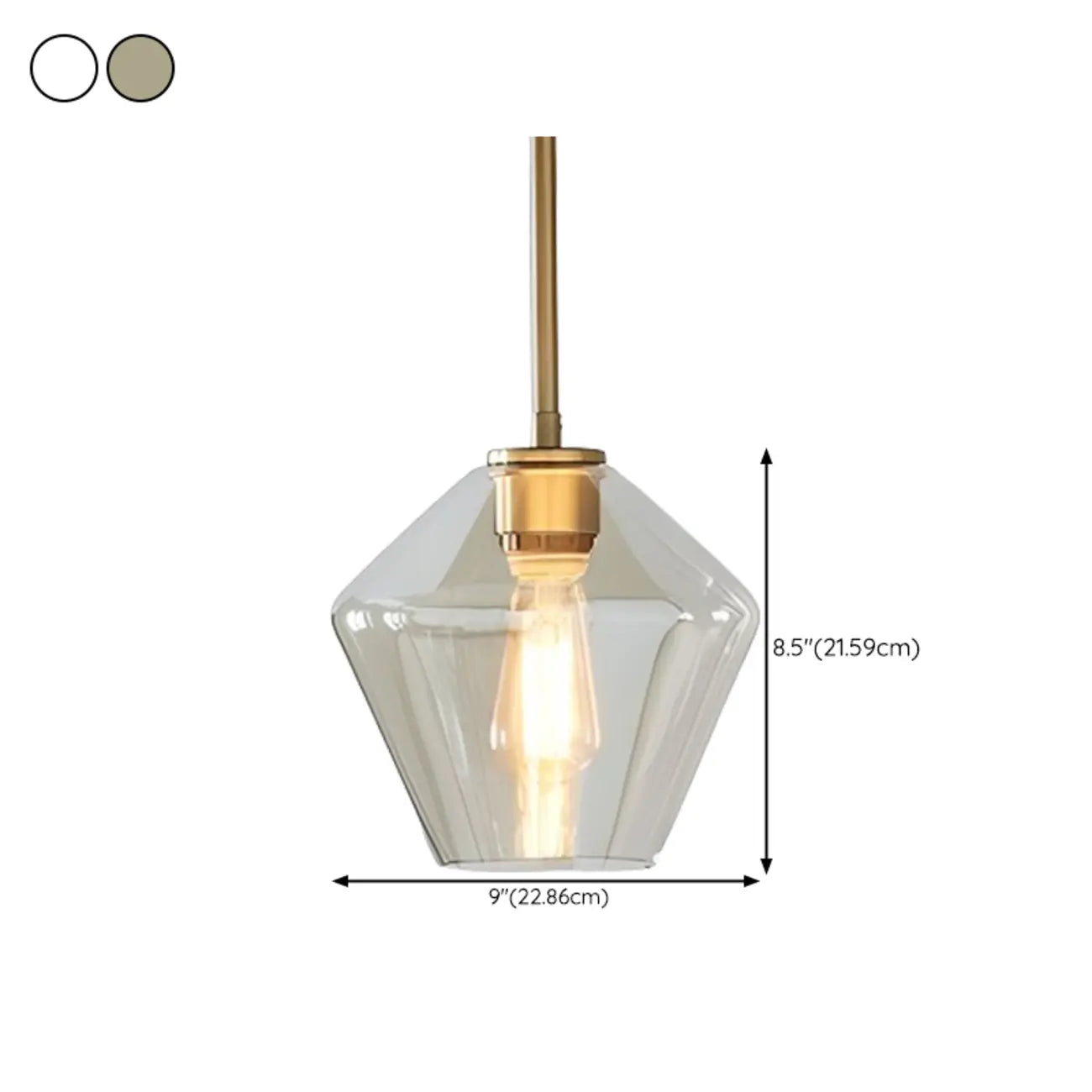 Modern Glass Pendant Lighting for Kitchen Island