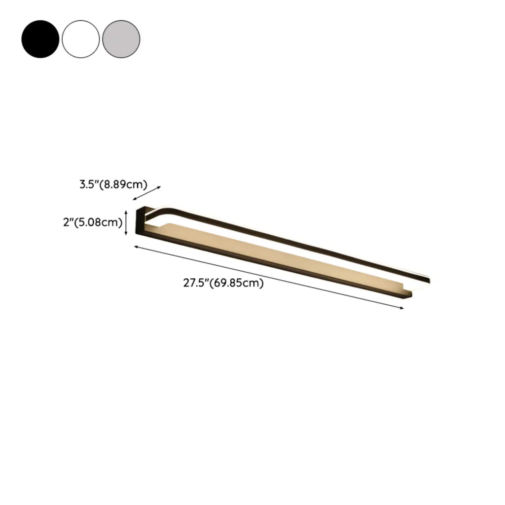 Modern Metal LED Bathroom Vanity Light Fixtures