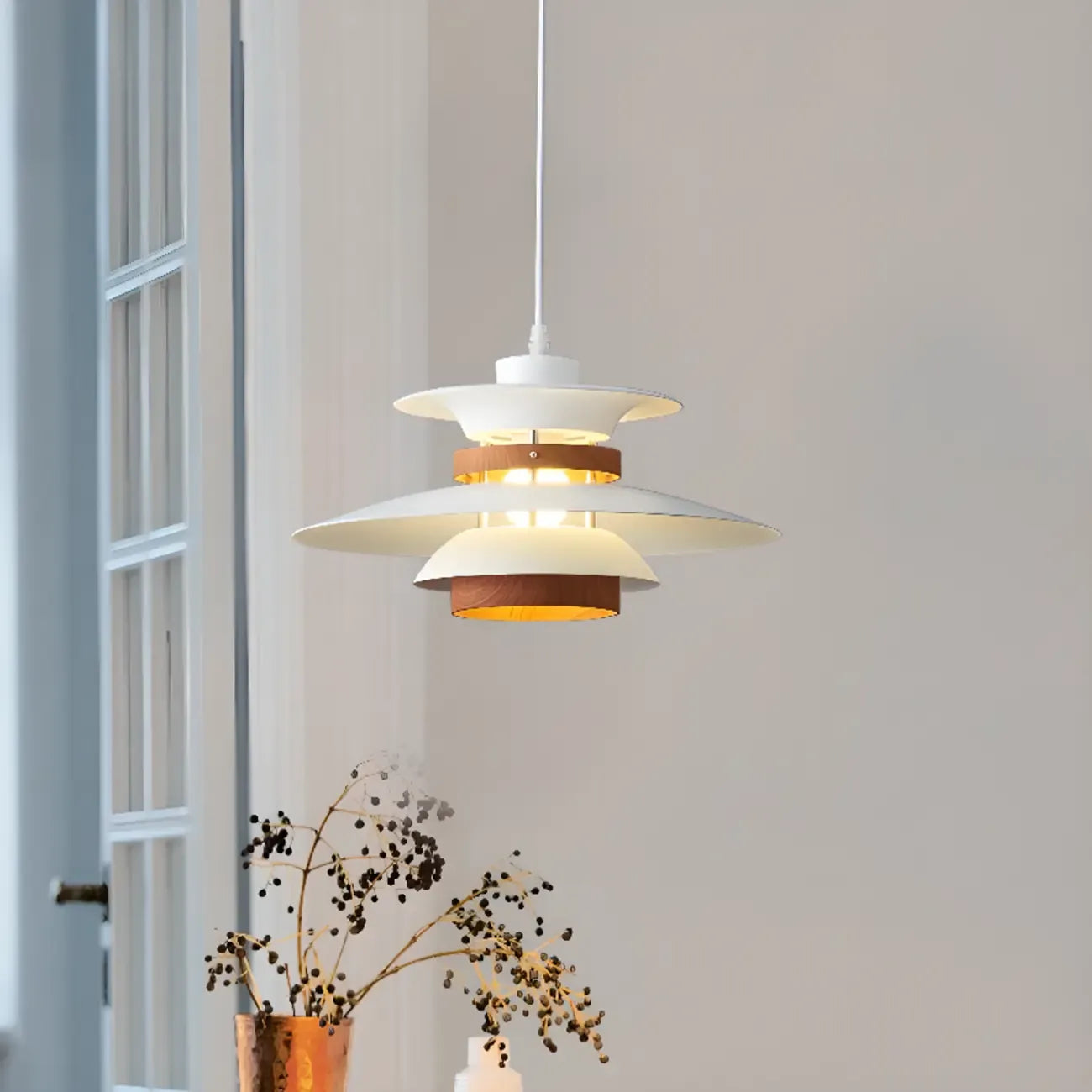 Modern Mini Tiered LED Pendant Light for Kitchen Island