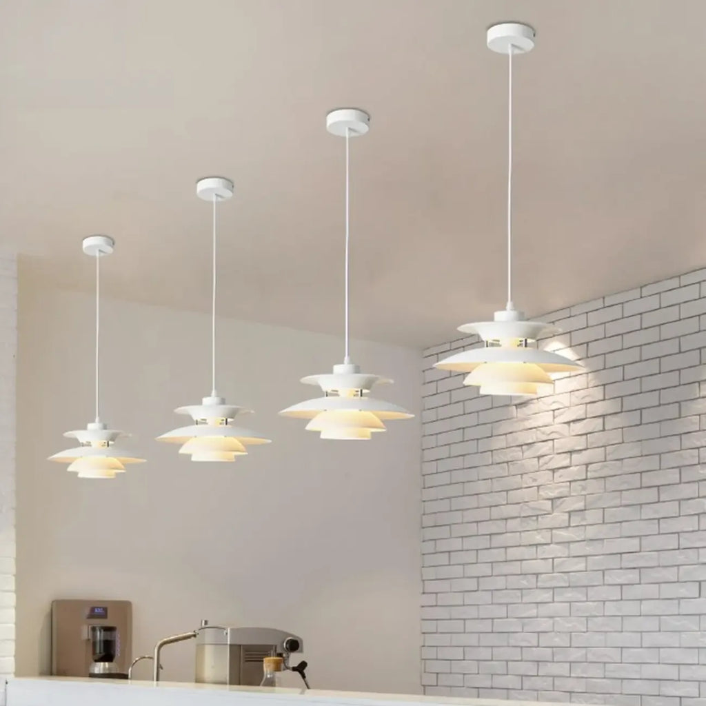 Modern Mini Tiered LED Pendant Light for Kitchen Island