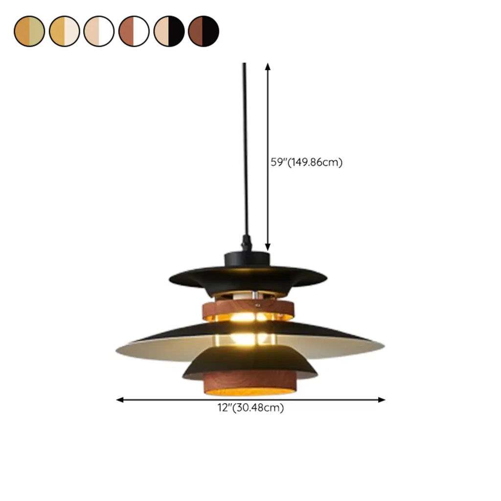 Modern Mini Tiered LED Pendant Light for Kitchen Island
