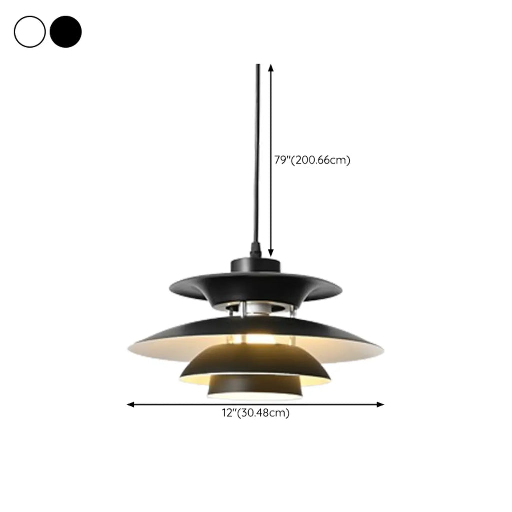 Modern Mini Tiered LED Pendant Light for Kitchen Island